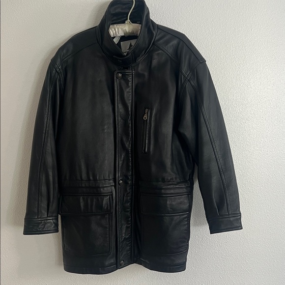 Vintage Oversized Leather Jacket L - Picture 6 of 8
